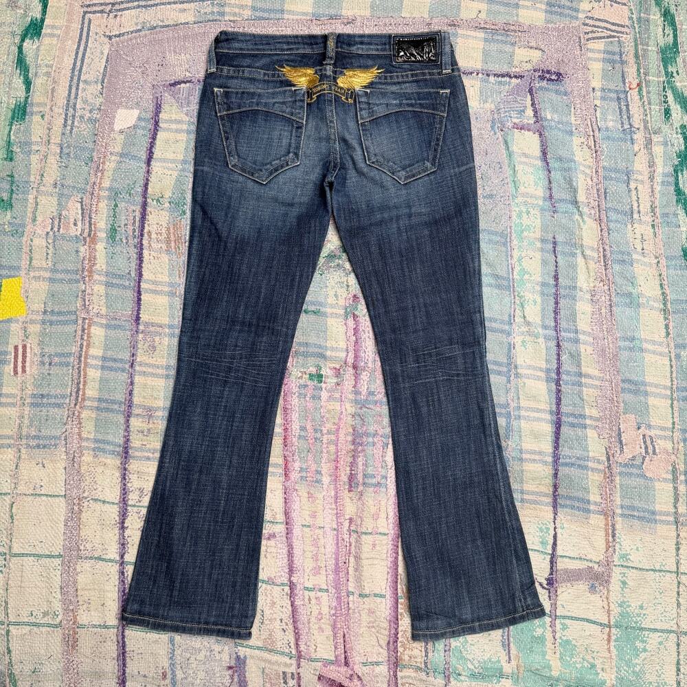 Robins Jeans Women's Marilyn Gold Wings Flared Denim 29x28